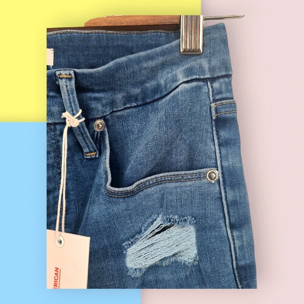 Good American Good Legs High Waist Skinny Fit Jeans 4/27